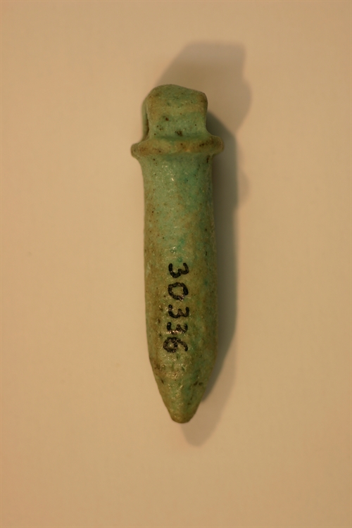 Amulet hramskog stupa (uađ) od fajanse